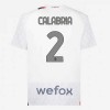 Camiseta de fútbol AC Milan Calabria 2 2ª equipación 2023-24